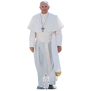 STAR CUTOUTS Ltd SC940 Pope Francis Life Size Cardboard Cut Out, Multi-Colour 176 x 72 x 176 cm STAR CUTOUTS Ltd SC940 Pope Francis Life Size Cardboard Cut Out, Multi-Colour 176 x 72 x 176 cm