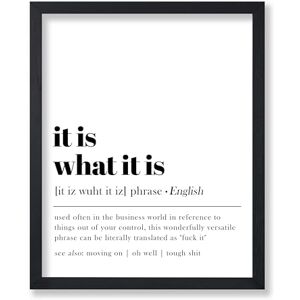 Poster Master Dictionary Art Poster Definition of It Is What It Is Print Typography Art Gift for Him, Her, Boss & Colleague Funny Decor for Office, Workplace or Dorm 8x10 UNFRAMED Wall Art Poster Master Dictionary Art Poster Definition of It Is What It Is Print Typography Art Gift for Him, Her, Boss & Colleague Funny Decor for Office, Workplace or Dorm 8x10 UNFRAMED Wall Art