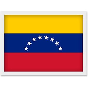 Artery8 - Venezuela National Flag - Framed Wall Art - Poster Artery8 - Venezuela National Flag - Framed Wall Art - Poster