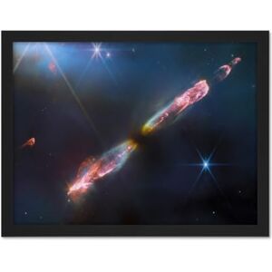 Artery8 NASA James Webb Telescope Infrared Image Supersonic Outflow of Young Star Space Bipolar Jet from Central Protostar Herbig-Haro 211 Stellar Birth Artwork Framed Wall Art Print 18X24 Inch Artery8 NASA James Webb Telescope Infrared Image Supersonic Outflow of Young Star Space Bipolar Jet from Central Protostar Herbig-Haro 211 Stellar Birth Artwork Framed Wall Art Print 18X24 Inch