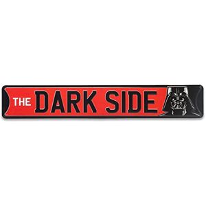 Open Road Brands Star Wars Darth Vader The Dark Side Metal Street Sign Vintage Star Wars Dark Side Sign for Man Cave or Movie Room Open Road Brands Star Wars Darth Vader The Dark Side Metal Street Sign Vintage Star Wars Dark Side Sign for Man Cave or Movie Room