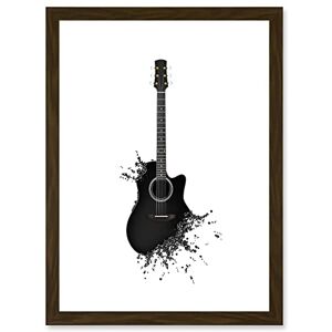 Artery8 - Music Illustration Guitar - Wall Art Print Artery8 - Music Illustration Guitar - Wall Art Print
