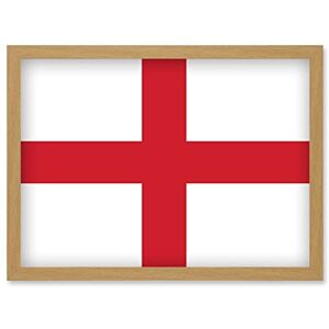 Artery8 - England National Flag - A4 - Framed - Wall Art Print Artery8 - England National Flag - A4 - Framed - Wall Art Print