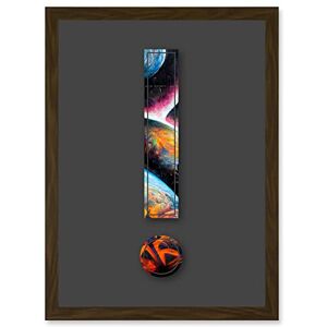 Artery8 - Symbol - Brown - A4 - Framed Wall Art Print Artery8 - Symbol - Brown - A4 - Framed Wall Art Print