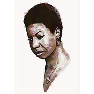 Wee Blue Coo Music Painting Portrait Evry Nina Simone Wall Art Print Wee Blue Coo Music Painting Portrait Evry Nina Simone Wall Art Print