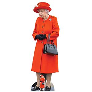 STAR CUTOUTS SC4065 Queen Elizabeth II Platinum Jubilee Red Hat Lifesize Cardboard Cutout With Free Mini, Regular STAR CUTOUTS SC4065 Queen Elizabeth II Platinum Jubilee Red Hat Lifesize Cardboard Cutout With Free Mini, Regular