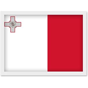 Artery8 - Malta Flag - Vexillology - World Flags - Poster Artery8 - Malta Flag - Vexillology - World Flags - Poster