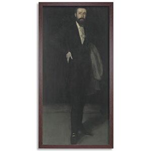 Fine Art Prints James McNeill Whistler Arrangement in Black Portrait of F R Leyland Long Framed Art Print Wall Poster 25x12 inch Fine Art Prints James McNeill Whistler Arrangement in Black Portrait of F R Leyland Long Framed Art Print Wall Poster 25x12 inch