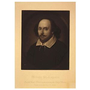 Wee Blue Coo Painting William Shakespeare Playwright Picture Wall Art Print Wee Blue Coo Painting William Shakespeare Playwright Picture Wall Art Print