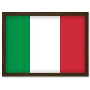 Artery8 - Italy National Flag - Brown - Framed - Poster Artery8 - Italy National Flag - Brown - Framed - Poster