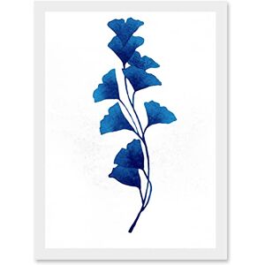 Artery8 NavyBlueWatercolourFlowers - A4 - Wall Art Print Artery8 NavyBlueWatercolourFlowers - A4 - Wall Art Print