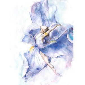 Wee Blue Coo Ballet Dancing Girl Painting Art Print Canvas Premium Wall Decor Poster Wee Blue Coo Ballet Dancing Girl Painting Art Print Canvas Premium Wall Decor Poster