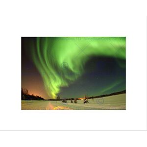 Wee Blue Coo NATURE LANDSCAPE AURORA NORTHERN LIGHT BEAUTIFUL BLACK FRAMED ART PRINT B12X4048 Wee Blue Coo NATURE LANDSCAPE AURORA NORTHERN LIGHT BEAUTIFUL BLACK FRAMED ART PRINT B12X4048