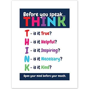 Fine Art Prints Before You Speak Think Life Inspirational Canvas Wall Art Print Fine Art Prints Before You Speak Think Life Inspirational Canvas Wall Art Print