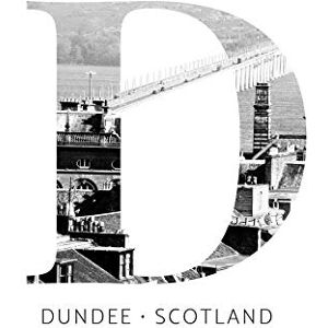 Fine Art Prints Poster, Motiv: Schottland Dundee Buchstabe, groß, 45,7 x 61 cm Fine Art Prints Poster, Motiv: Schottland Dundee Buchstabe, groß, 45,7 x 61 cm