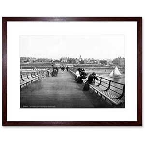 Wee Blue Coo Vintage Photo Hunstanton From Pier England Old Framed Wall Art Print Wee Blue Coo Vintage Photo Hunstanton From Pier England Old Framed Wall Art Print