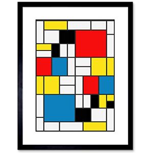 Wee Blue Coo 9x7 '' PIET MONDRIAN ABSTRACT CUBES SQUARES OLD MASTER FRAMED ART PRINT F97X860 Wee Blue Coo 9x7 '' PIET MONDRIAN ABSTRACT CUBES SQUARES OLD MASTER FRAMED ART PRINT F97X860