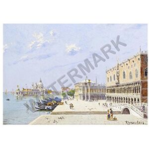 Wee Blue Coo Painting Brandeis La Piazzetta Ducal Palace Venice Wall Art Print Wee Blue Coo Painting Brandeis La Piazzetta Ducal Palace Venice Wall Art Print
