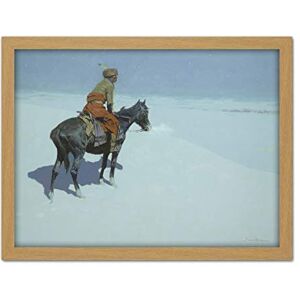 Artery8 Remington Friends Or Foes The Scout Painting Artwork Framed Wall Art Print 18X24 Inch Artery8 Remington Friends Or Foes The Scout Painting Artwork Framed Wall Art Print 18X24 Inch