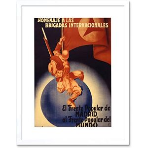 Wee Blue Coo War Civil Spain International Brigade Popular Picture Framed Wall Art Print Wee Blue Coo War Civil Spain International Brigade Popular Picture Framed Wall Art Print