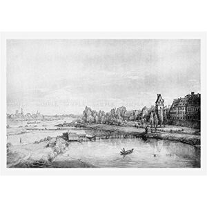 Wee Blue Coo Painting City Frankfurt Becker Old Bridge View Wall Art Print Wee Blue Coo Painting City Frankfurt Becker Old Bridge View Wall Art Print