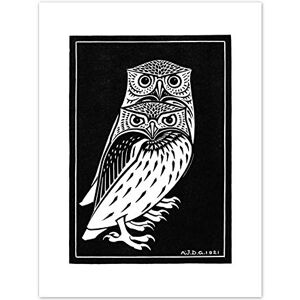 Wee Blue Coo Two Owls Illustration Julie De Graag Art Print Canvas Premium Wall Decor Poster Wee Blue Coo Two Owls Illustration Julie De Graag Art Print Canvas Premium Wall Decor Poster