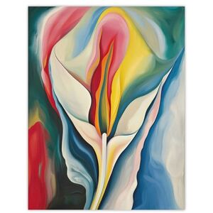 Artery8 Abstract Flower Bloom Watercolour Floral Painting For Living Room Extra Large XL Wall Art Poster Print Artery8 Abstract Flower Bloom Watercolour Floral Painting For Living Room Extra Large XL Wall Art Poster Print