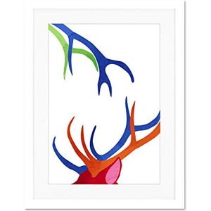 Wee Blue Coo Bright Colourful Scottish Wildlife Deer Antlers Large Art Print Poster Wall Decor 18x24 inch Supplied Ready To Hang With Included Mount Brackets Wee Blue Coo Bright Colourful Scottish Wildlife Deer Antlers Large Art Print Poster Wall Decor 18x24 inch Supplied Ready To Hang With Included Mount Brackets