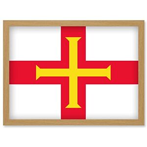 Artery8 - Guernsey Flag Poster - A4 - Wall Art Print Artery8 - Guernsey Flag Poster - A4 - Wall Art Print