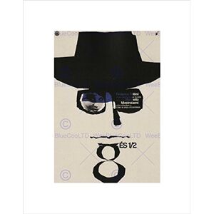 Wee Blue Coo Ad Cultural Film 8 Half Fellini Hungary Hat Glasses Wall Art Print Wee Blue Coo Ad Cultural Film 8 Half Fellini Hungary Hat Glasses Wall Art Print
