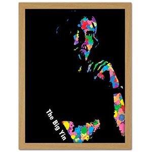 Wee Blue Coo Big Yin Billy Connolly Paint Splatter Artwork Framed Wall Art Print 18X24 Inch Wee Blue Coo Big Yin Billy Connolly Paint Splatter Artwork Framed Wall Art Print 18X24 Inch