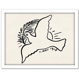 Artery8 Leo Gestel Peace Dove Branch 1918 Drawing Artwork Framed Wall Art Print 18X24 Inch Artery8 Leo Gestel Peace Dove Branch 1918 Drawing Artwork Framed Wall Art Print 18X24 Inch