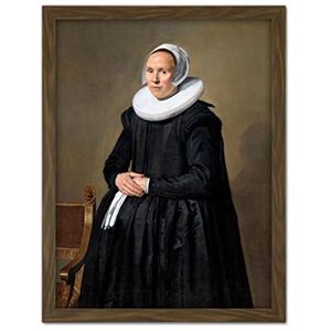 Artery8 Frans Hals Portrait Of Feyntje Van Steenkiste Artwork Framed Wall Art Print 18X24 Inch Artery8 Frans Hals Portrait Of Feyntje Van Steenkiste Artwork Framed Wall Art Print 18X24 Inch
