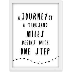 Artery8 A Journey Of A Thousand Miles Begins With One Step Inspirational Positive Motivational Gym Workout Living Room Aesthetic Artwork Framed Wall Art Print A4 Artery8 A Journey Of A Thousand Miles Begins With One Step Inspirational Positive Motivational Gym Workout Living Room Aesthetic Artwork Framed Wall Art Print A4
