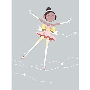 Wee Blue Coo Girls Ballerina Dancer Stars Unframed Wall Art Print Poster Home Decor Premium Wee Blue Coo Girls Ballerina Dancer Stars Unframed Wall Art Print Poster Home Decor Premium