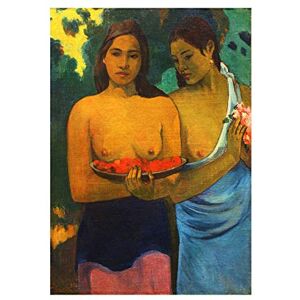 Wee Blue Coo Gauguin Two Tahitian Women Old Master Painting Picture Wall Art Print Wee Blue Coo Gauguin Two Tahitian Women Old Master Painting Picture Wall Art Print