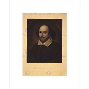 Wee Blue Coo Paintings William Shakespeare Elizabethan Playwright Wall Art Print Wee Blue Coo Paintings William Shakespeare Elizabethan Playwright Wall Art Print