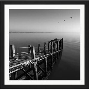 Artery8 Warby Wooden Jetty End Southend on Sea Pier Photo Square Wooden Framed Wall Art Print Picture 16X16 Inch Artery8 Warby Wooden Jetty End Southend on Sea Pier Photo Square Wooden Framed Wall Art Print Picture 16X16 Inch
