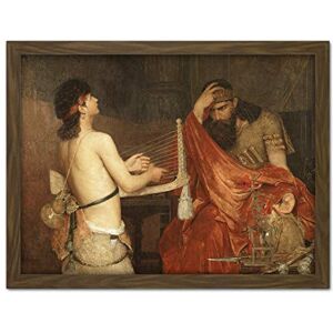 Fine Art Prints Josephson David Saul Biblical Painting Large Framed Art Print Poster Wall Decor 18x24 in Fine Art Prints Josephson David Saul Biblical Painting Large Framed Art Print Poster Wall Decor 18x24 in