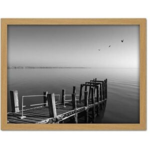 Artery8 Warby Wooden Jetty End Southend on Sea Pier Photo Artwork Framed Wall Art Print 18X24 Inch Artery8 Warby Wooden Jetty End Southend on Sea Pier Photo Artwork Framed Wall Art Print 18X24 Inch