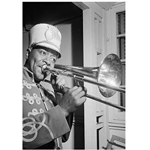 Wee Blue Coo Music Photo Portrait Jazz Trombone Legend Sandy Williams Wall Art Print Wee Blue Coo Music Photo Portrait Jazz Trombone Legend Sandy Williams Wall Art Print