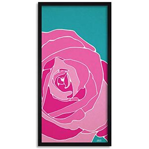 Artery8 Pink Rose Rennie Mackintosh Style Painting Framed Wall Art Print Long 25X12 Inch Artery8 Pink Rose Rennie Mackintosh Style Painting Framed Wall Art Print Long 25X12 Inch