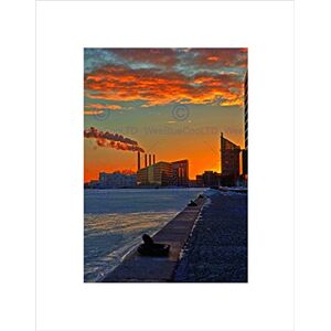 Wee Blue Coo Sunset Copenhagen Harbor Sunset Art Picture Wall Art Print Wee Blue Coo Sunset Copenhagen Harbor Sunset Art Picture Wall Art Print