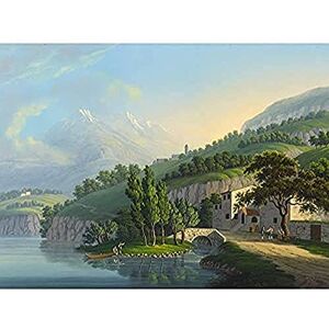 Fine Art Prints Bleuler Lake Como Italy Trees Buildings Painting Art Print Canvas Premium Wall Decor Poster Mural Fine Art Prints Bleuler Lake Como Italy Trees Buildings Painting Art Print Canvas Premium Wall Decor Poster Mural