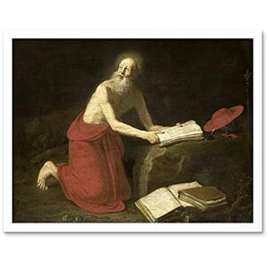 Artery8 Gerrit De Haen St Jerome Religious Painting Art Print Framed Poster Wall Decor 12x16 inch Artery8 Gerrit De Haen St Jerome Religious Painting Art Print Framed Poster Wall Decor 12x16 inch