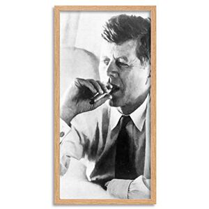 Wee Blue Coo John Kennedy USA President JFK Long Panel Framed Wall Art Print Wee Blue Coo John Kennedy USA President JFK Long Panel Framed Wall Art Print