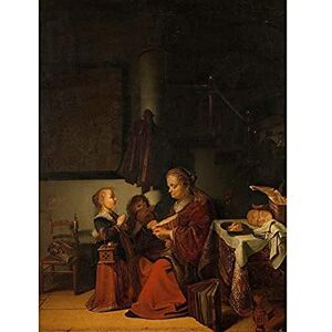 Artery8 Slabbaert Breakfast Children Bread Painting Unframed Wall Art Print Poster Home Decor Premium Artery8 Slabbaert Breakfast Children Bread Painting Unframed Wall Art Print Poster Home Decor Premium