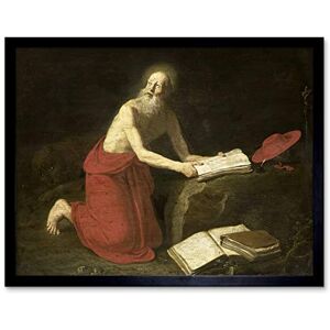 Artery8 Gerrit De Haen St Jerome Religious Painting Art Print Framed Poster Wall Decor 12x16 inch Artery8 Gerrit De Haen St Jerome Religious Painting Art Print Framed Poster Wall Decor 12x16 inch