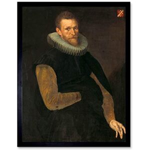 Artery8 Ketel Jacob Banjaert Van Neck Admiral Painting Art Print Framed Poster Wall Decor 12x16 inch Artery8 Ketel Jacob Banjaert Van Neck Admiral Painting Art Print Framed Poster Wall Decor 12x16 inch