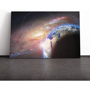 Big Box Art Canvas Print Wall Art Planets Sun Space Earth Galaxy Mounted and Stretched Box Frame Picture Home Decor for Kitchen, Living Room, Bedroom, Hallway, Multi-Colour, 24x16 Inch Big Box Art Canvas Print Wall Art Planets Sun Space Earth Galaxy Mounted and Stretched Box Frame Picture Home Decor for Kitchen, Living Room, Bedroom, Hallway, Multi-Colour, 24x16 Inch
